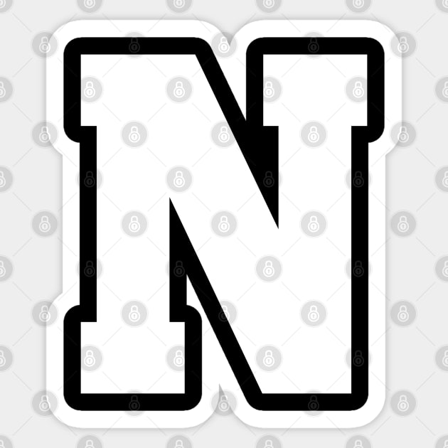 Alphabet N (Uppercase letter n), Letter N